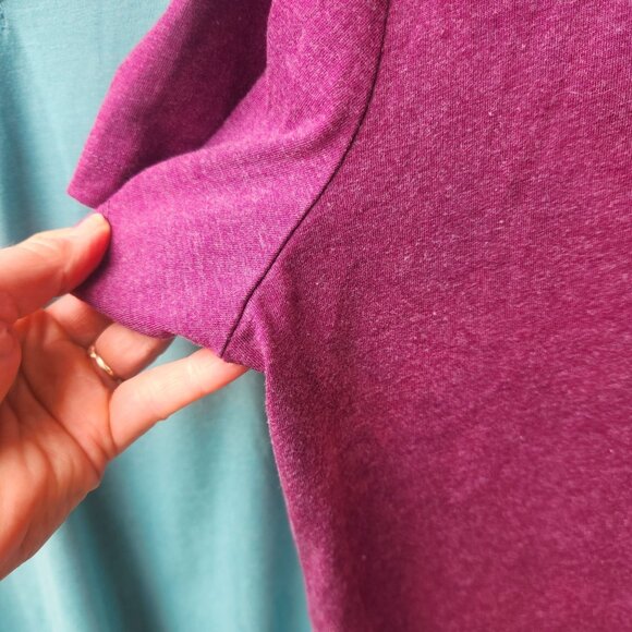 Structure Slim Fit Polo Shirts Set Of 2 In Purple & Teal - Picture 7 of 7